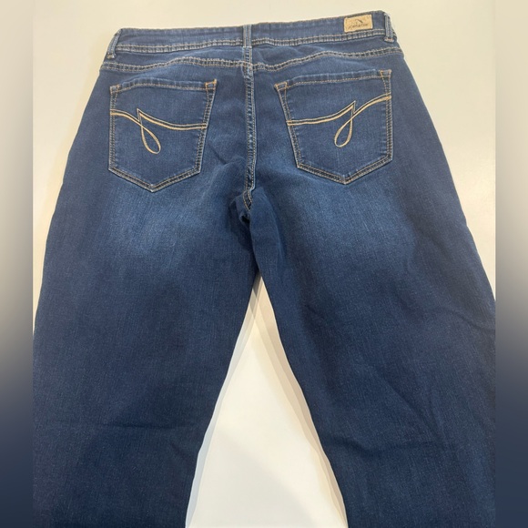 Jordache Women's dark blue curvy Skinny Jeans - Picture 4 of 8